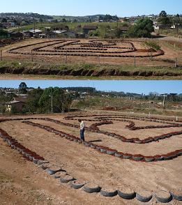 pista em fase de construção.........