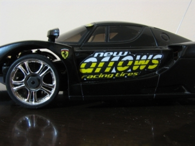 Ferrari black.